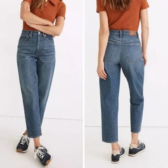 NEW Madewell Balloon Jeans in Corson Wash, size 33,‎ NA929 - Picture 2 of 14